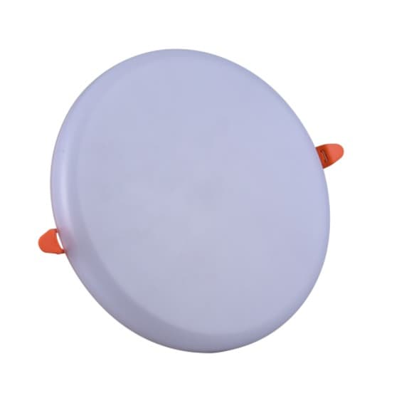 LED plástový bezrámový prepustený panelové svetlo okrúhle