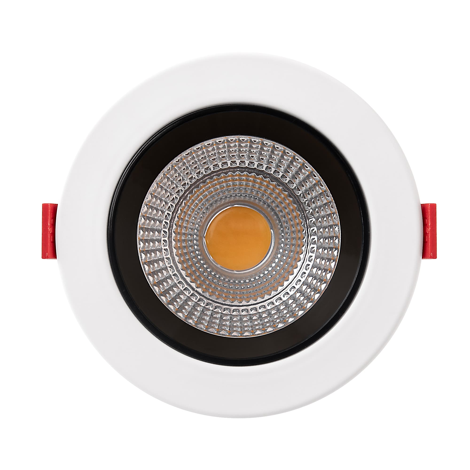 Okrúhly tvar Zapustené LED DCOB Downlight Fe